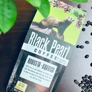 Cafe hạt Black Pearl Robusta Arabica 500 gram